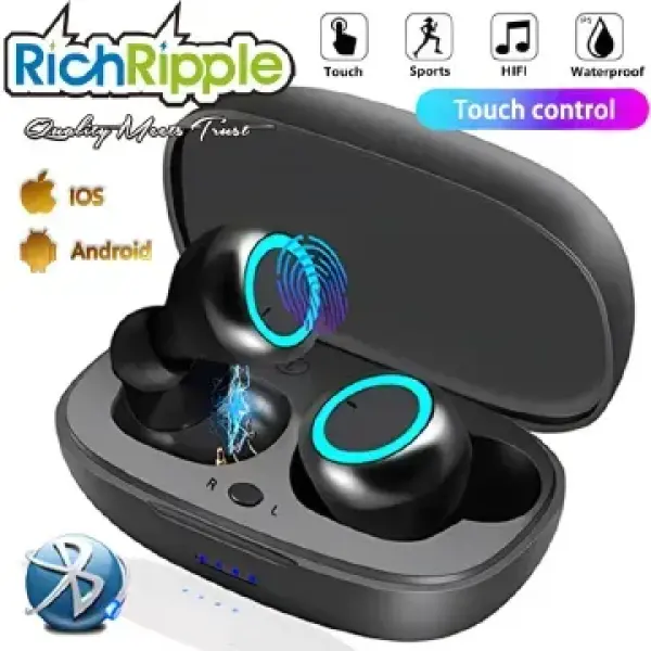 Rich Ripple MaxSound Wireless Earbuds