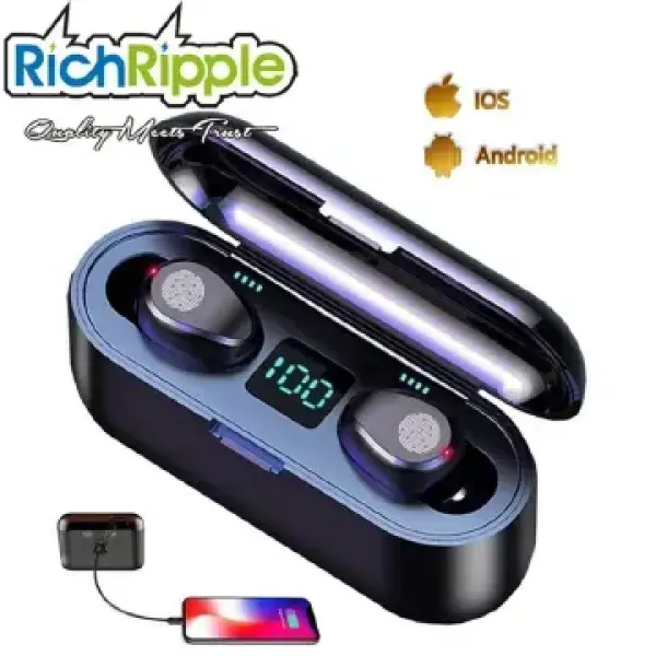 Rich Ripple MaxSound Wireless Earbuds